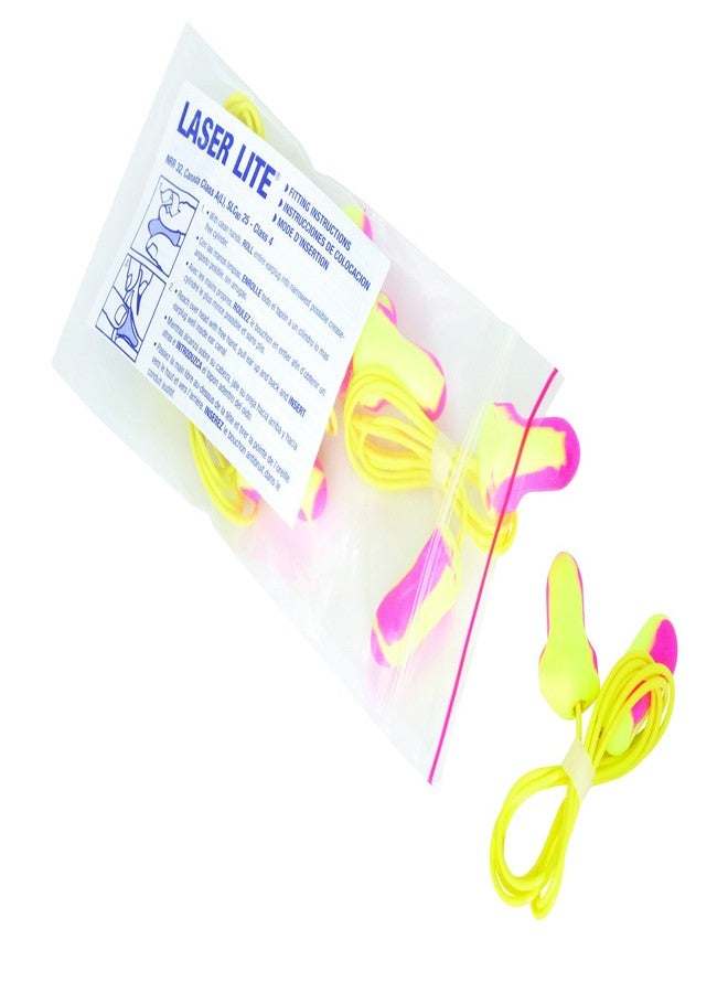 Howard Leight by Honeywell Laser Lite High Visibility Corded Disposable Foam Earplugs, 5-Pair Vending Pack (LL-5-30) - Image 2